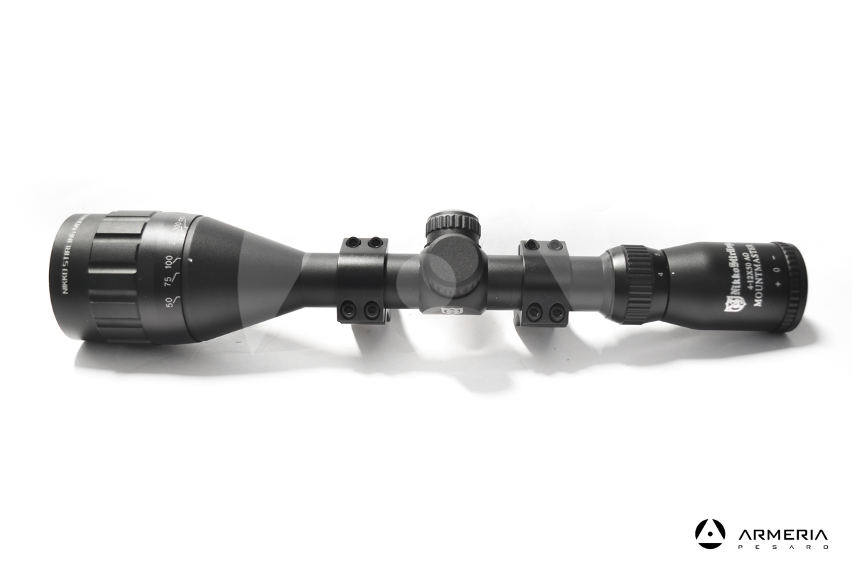 Cannocchiale ottica Nikko Mountmaster AO 4-12X50 HMD + Attacco Cannocchiale ottica Nikko Mountmaster AO 4-12X50 HMD + Attacco