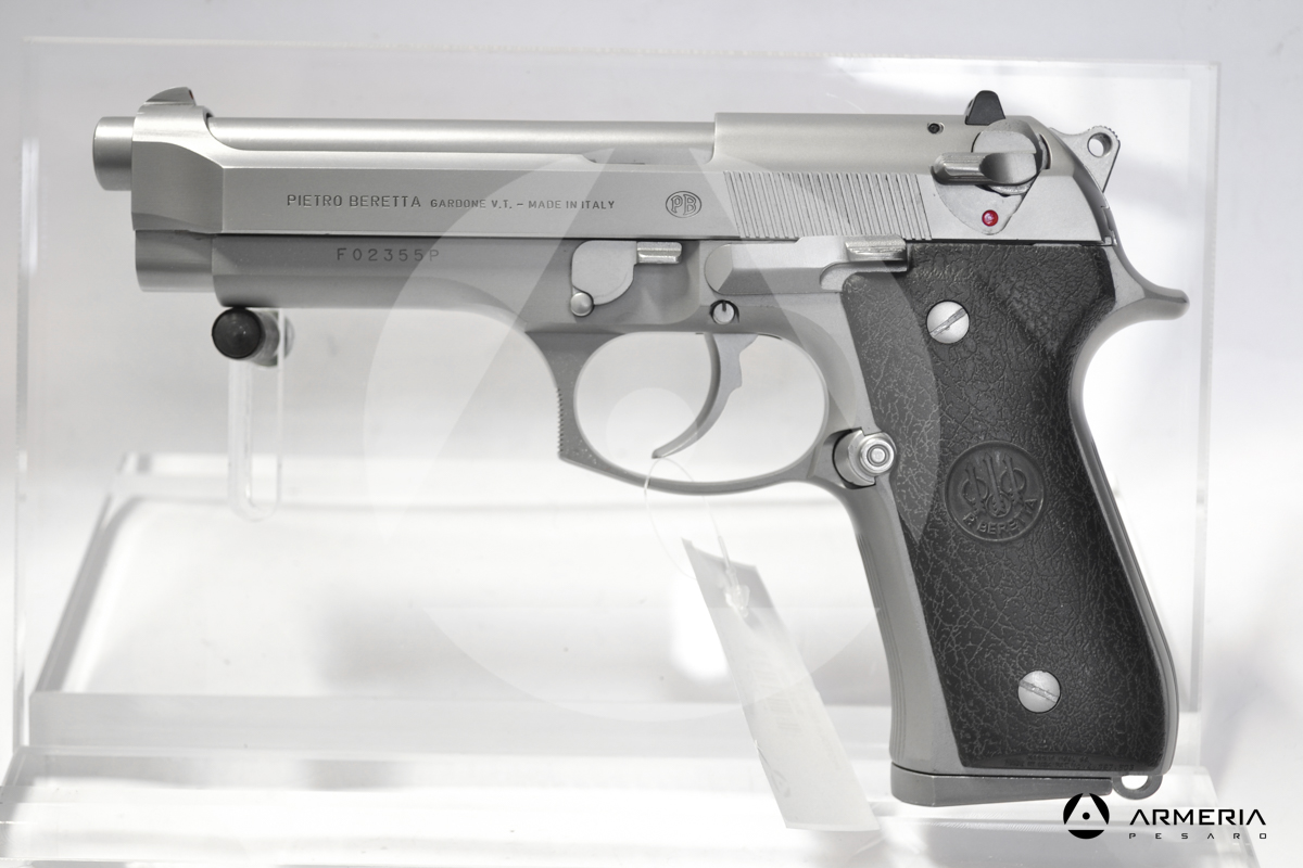 Pistola semiautomatica Beretta 98 FS Inox calibro 9x21 canna 5 Usata_3