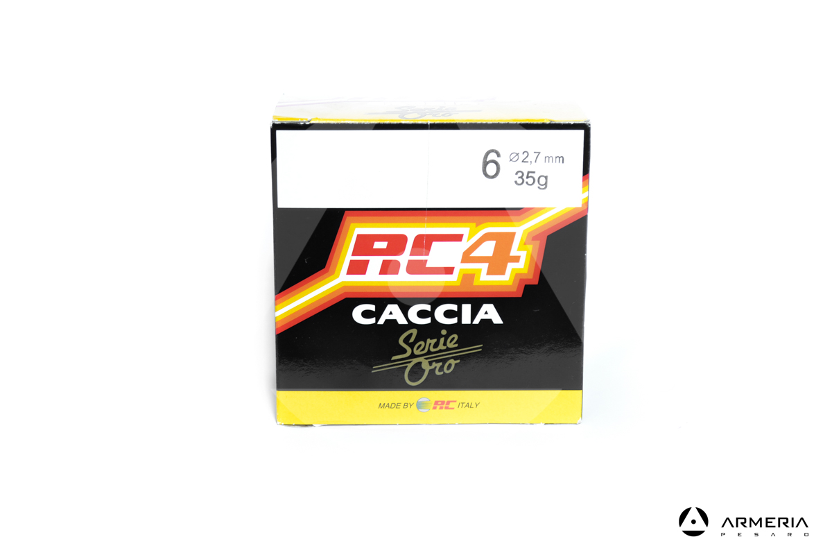 RC4 Caccia Serie Oro calibro 12 - Piombo 6 - 35 grammi - 25 cartucce