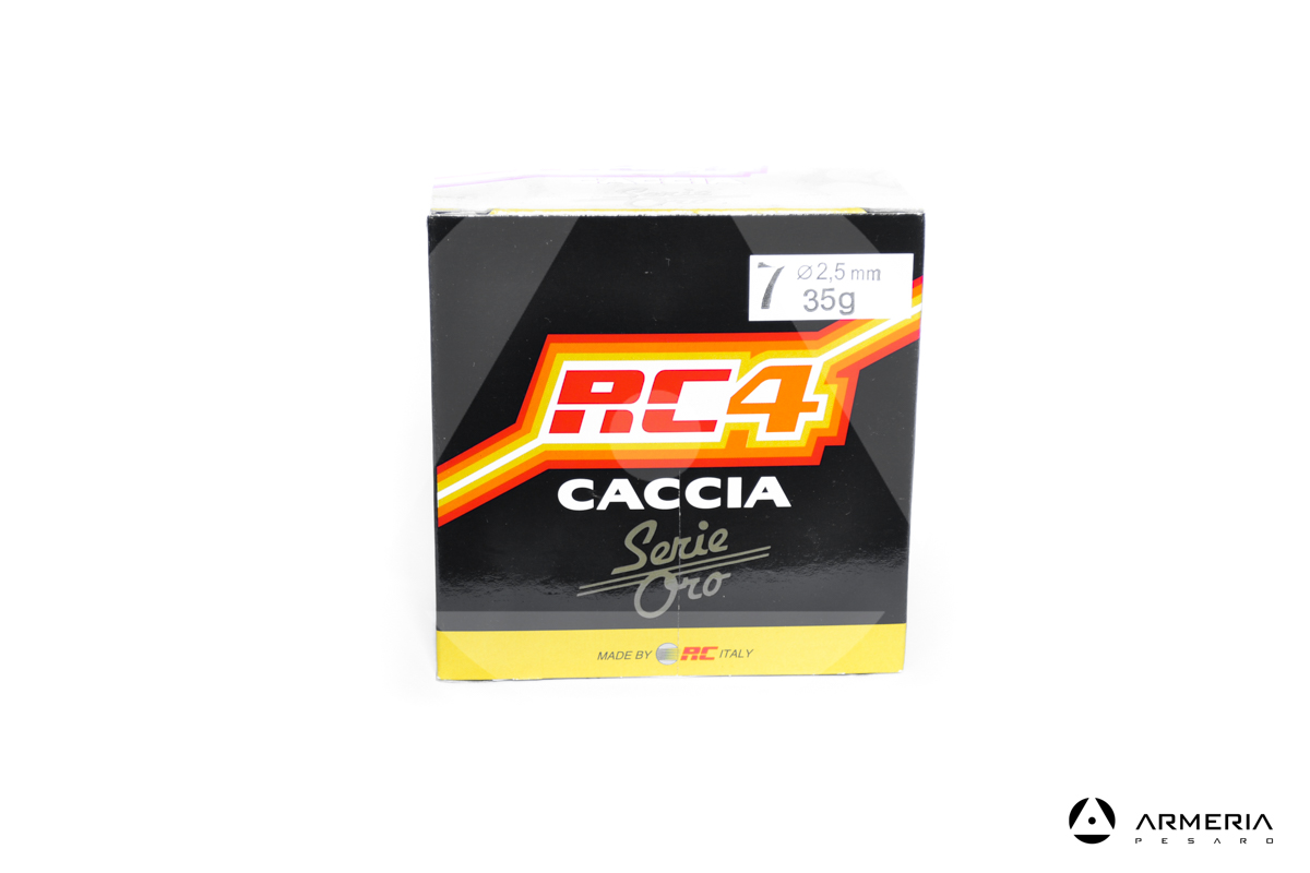 RC4 Caccia Serie Oro calibro 12 - Piombo 7 - 35 grammi - 25 cartucce