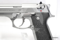 Pistola semiautomatica Beretta 98 FS Inox calibro 9x21 canna 5 Usata macro