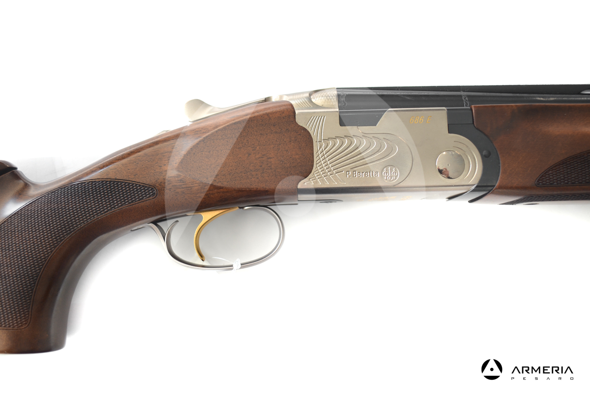 Fucile sovrapposto Beretta modello 686 E Trap calibro 12 grilletto Fucile sovrapposto Beretta modello 686 E Trap calibro 12 grilletto