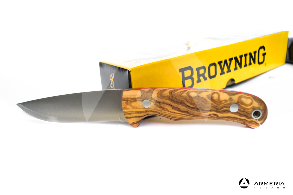 Coltello Browning Bjorn a lama fissa 10 cm olive lato