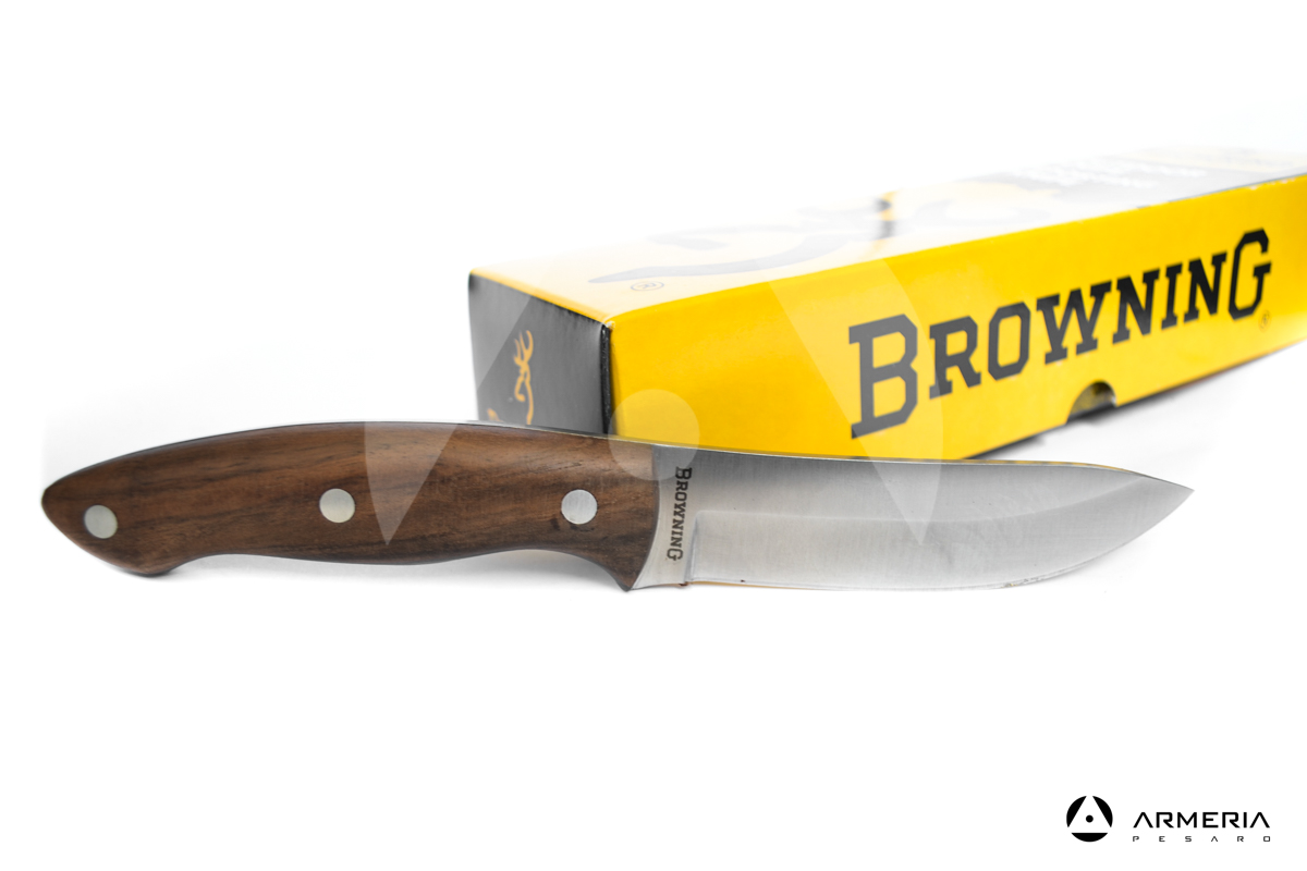 Coltello Browning Madera a lama fissa 10 cm in noce