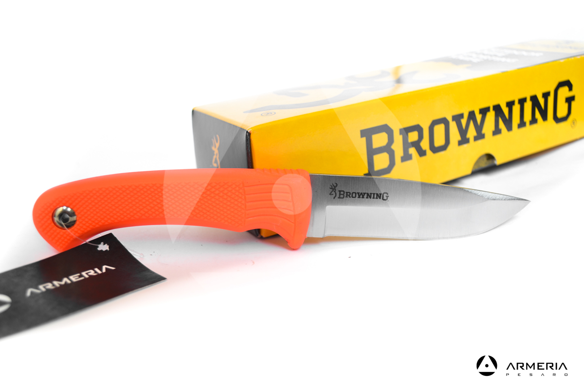 Coltello Browning Pro Hunter a lama fissa 10 cm arancio fluo