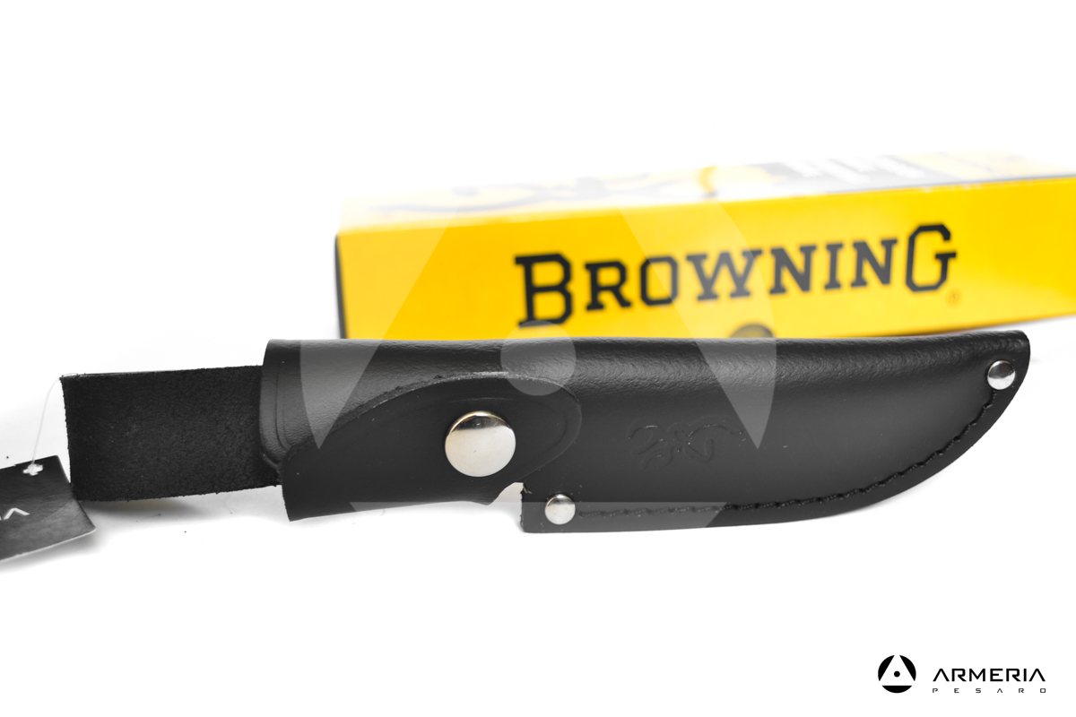 Coltello Browning Pro Hunter a lama fissa 10 cm arancio fluo custodia