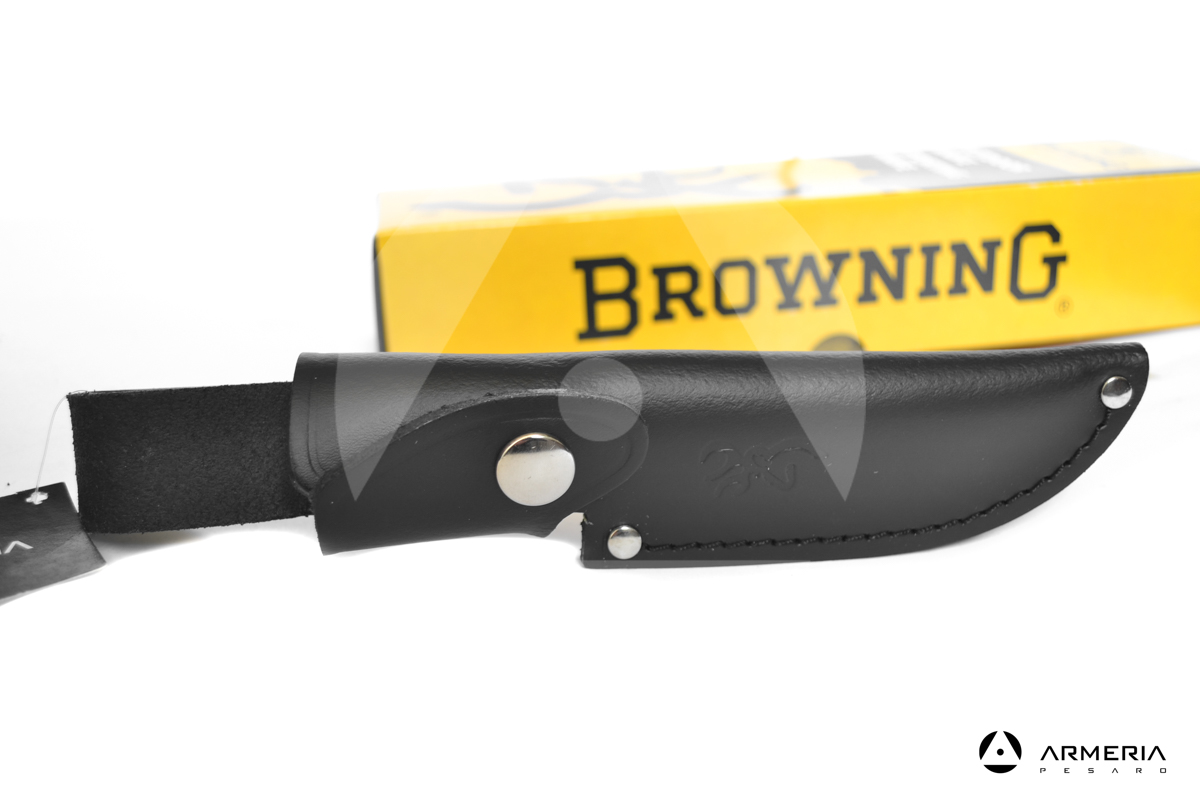 Coltello Browning Pro Hunter a lama fissa 10 cm nero portalama
