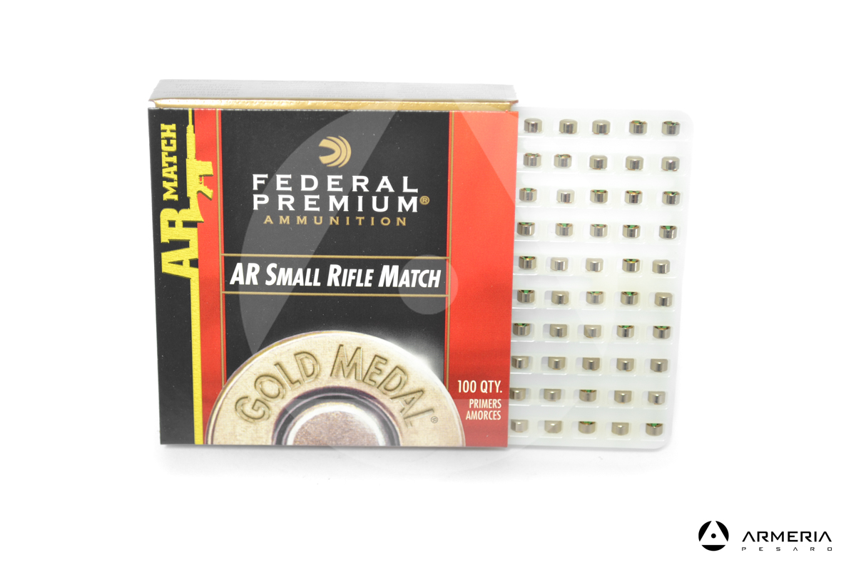 Inneschi Federal GM205MAR AR Small Rifle Match Primers - 100 pezzi macro