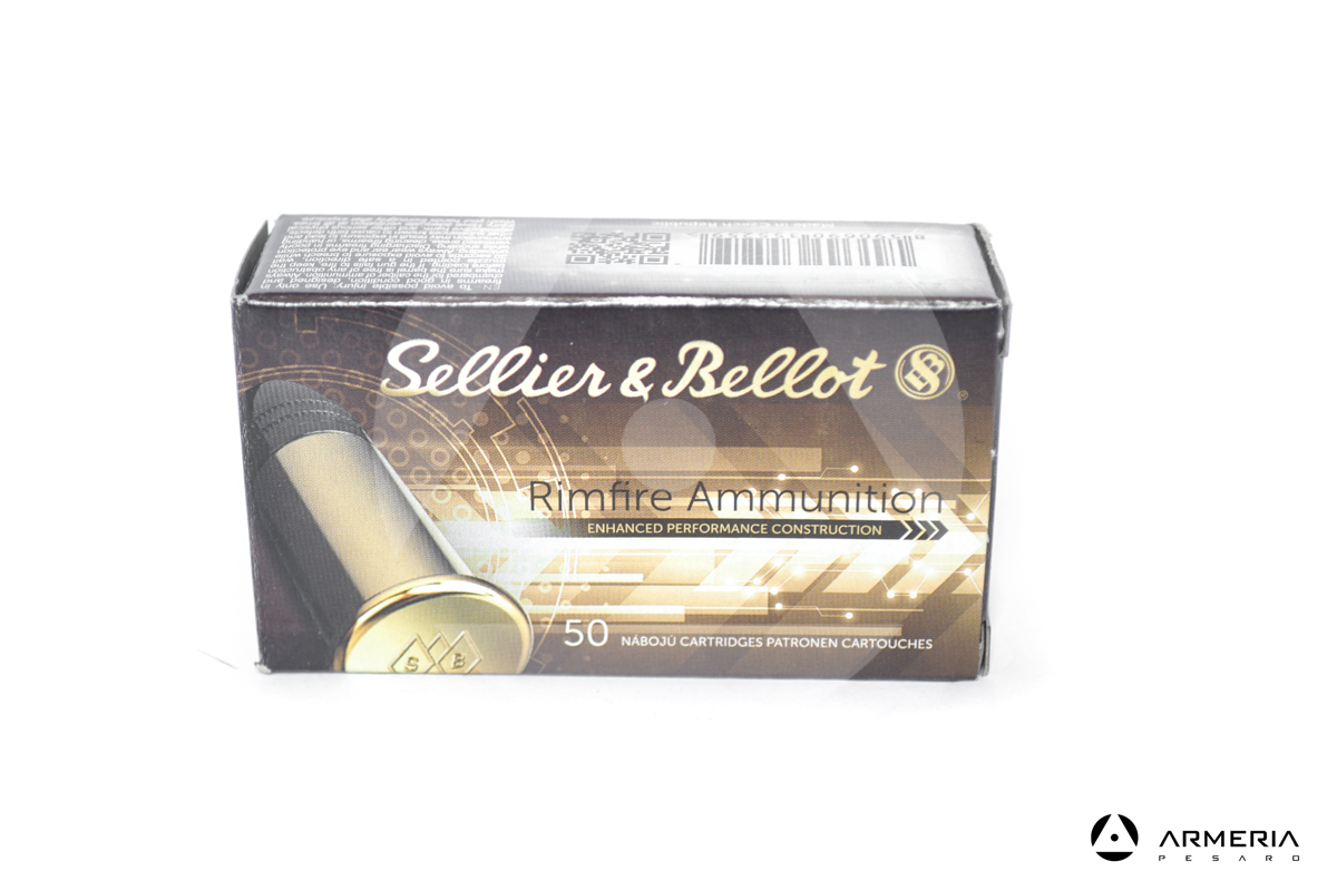 Sellier & Bellot Subsonic HP calibro 22 LR Long Rifle - 40 grani - 50 cartucce
