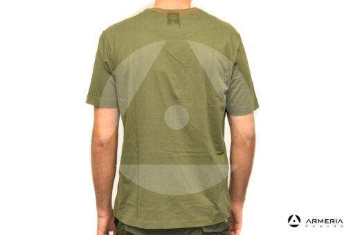 Maglia t-shirt Beretta Trident dark olive taglia XL retro