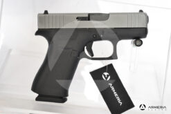 Pistola semiautomatica Glock modello 43X calibro 9x21 canna 3.2 Comune lato