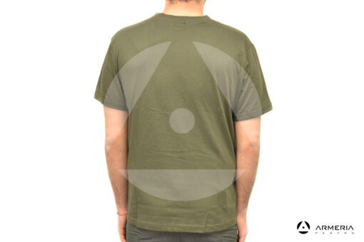 T-shirt verde Esse Emme taglia XL caccia retro