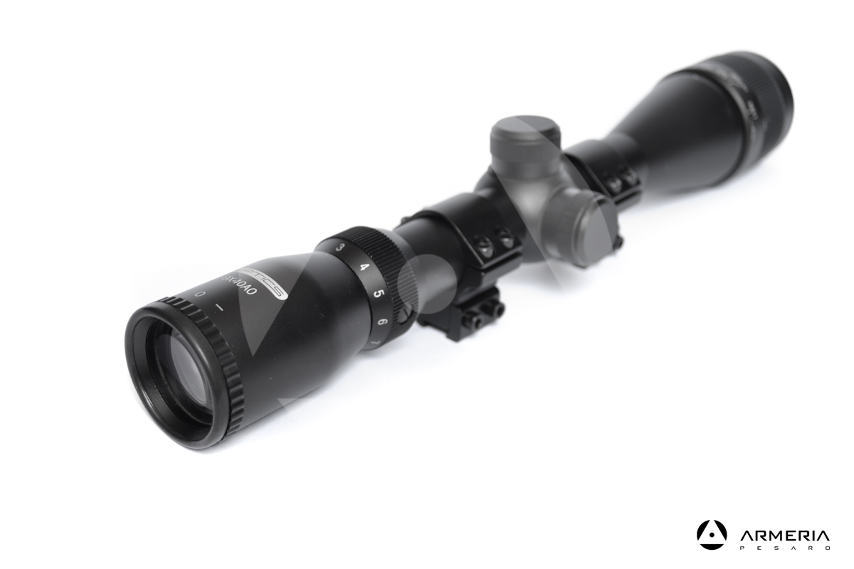 Cannocchiale ottica da puntamento 39 Optics 3-9x40 AO #393256 con attacco incluso mirino