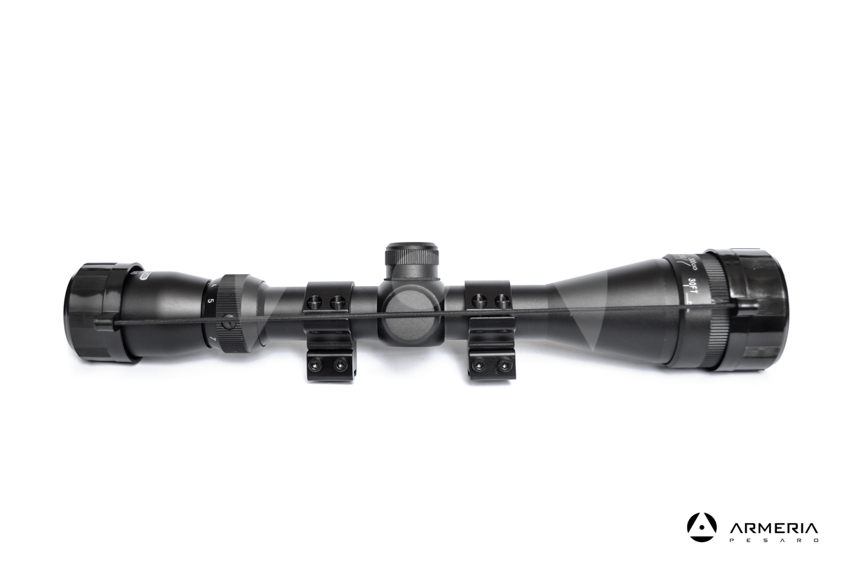 Cannocchiale ottica da puntamento 39 Optics 3-9x40 AO #393256 con attacco incluso coprilenti