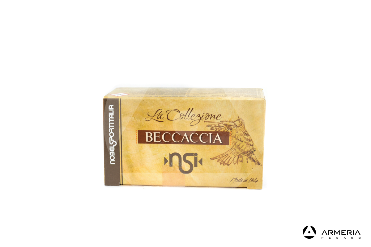 NSI Nobel Sport Italia La Collezione Beccaccia calibro 12 - Piombo 8-9 Mix - 10 cartucce NSI Nobel Sport Italia La Collezione Beccaccia calibro 12 - Piombo 8-9 Mix - 10 cartucce
