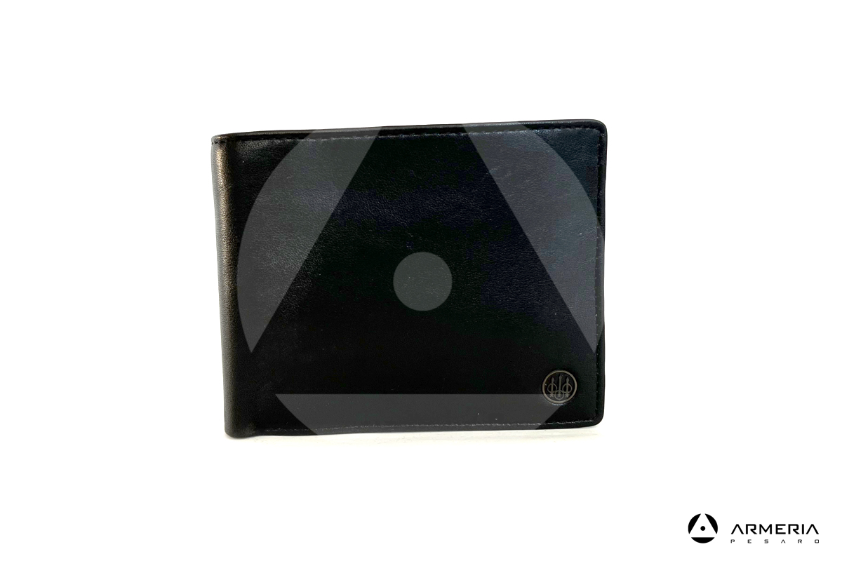  Portafoglio Beretta Bifold in pelle nero