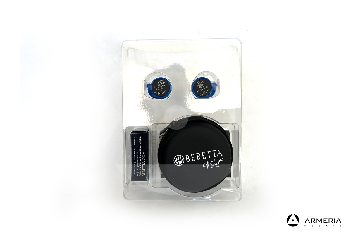 Tappi cuffie auricolari antirumore Beretta SNR 32dB blu pack