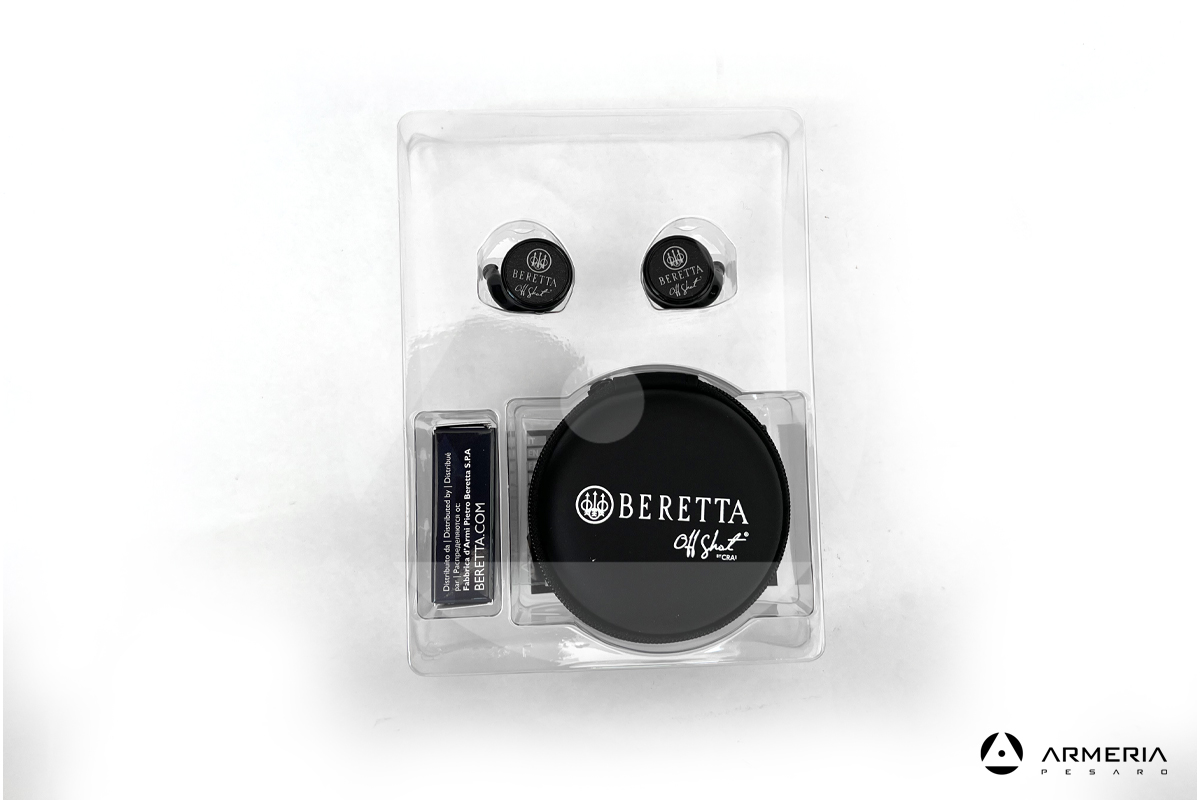 Tappi cuffie auricolari antirumore Beretta SNR 32dB nero pack
