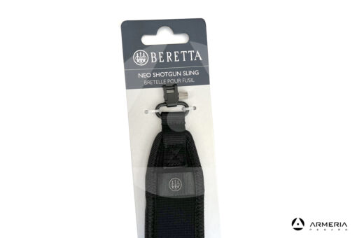 Cinghia tracolla Beretta Neo Shotgun Sling nera per fucile brand