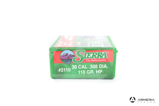 Palle ogive Sierra Varminter calibro 30 308 – 110 grani HP – 100 pezzi #2110 lato