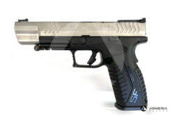 Pistola semiautomatica HS modello SF 19 Stainless calibro 9×21 canna 5.25″ lato