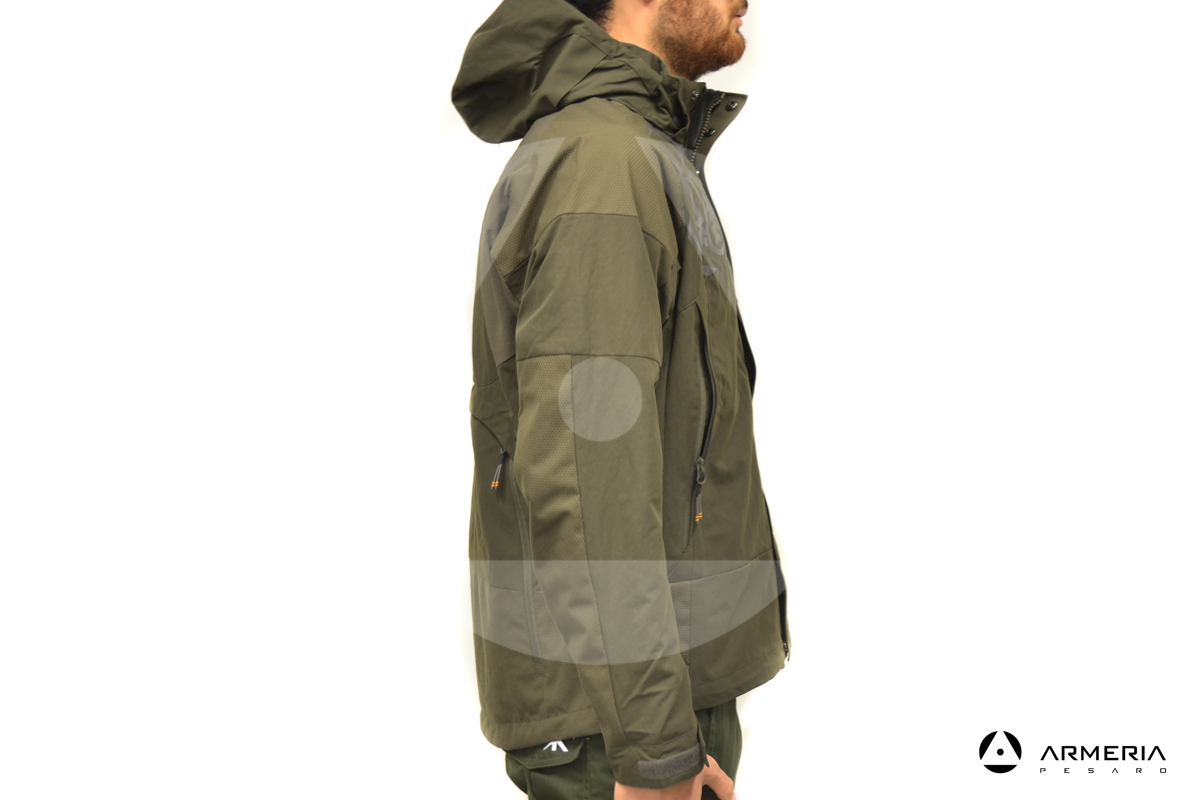 Giacca Giaccone Beretta Thorn Resistance EVO verde taglia XL lato