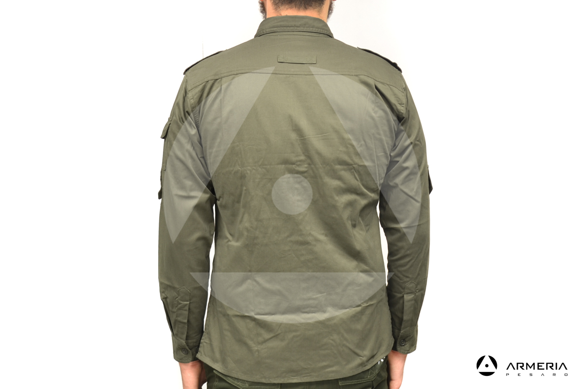 Camicia verde Esse Emme taglia XL caccia retro