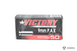 Cartucce a salve Victory calibro 9mm P.A.K. - 50 pezzi