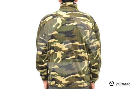 Giacca Maglia a zip in Pile Siber taglia L retro