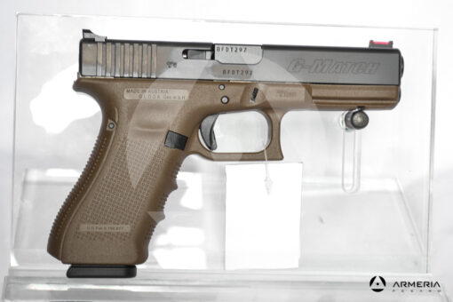 Pistola semiautomatica Glock modello 17 G-Match Gen 4 calibro 9x21 canna 4