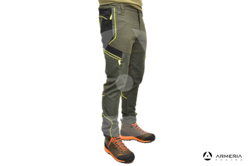 Pantalone da caccia RS Hunting T-106 giallo taglia 52 lato