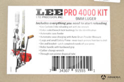 Kit pressa progressiva a  4 stazioni Lee Pro 4000 calibro 9 Luger