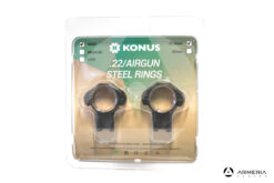 Supporti anelli Konus 25.4mm Alti #7415 per slitta da 11mm