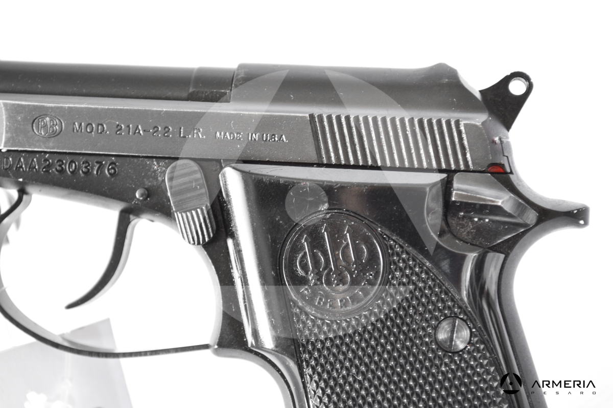 Pistola semiautomatica Beretta modello 21-A calibro 22 LR canna 2 macro Pistola semiautomatica Beretta modello 21-A calibro 22 LR canna 2 macro