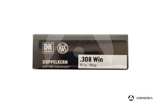 RWS Doppelkern calibro 308 Win 165 grani – 20 cartucce macro