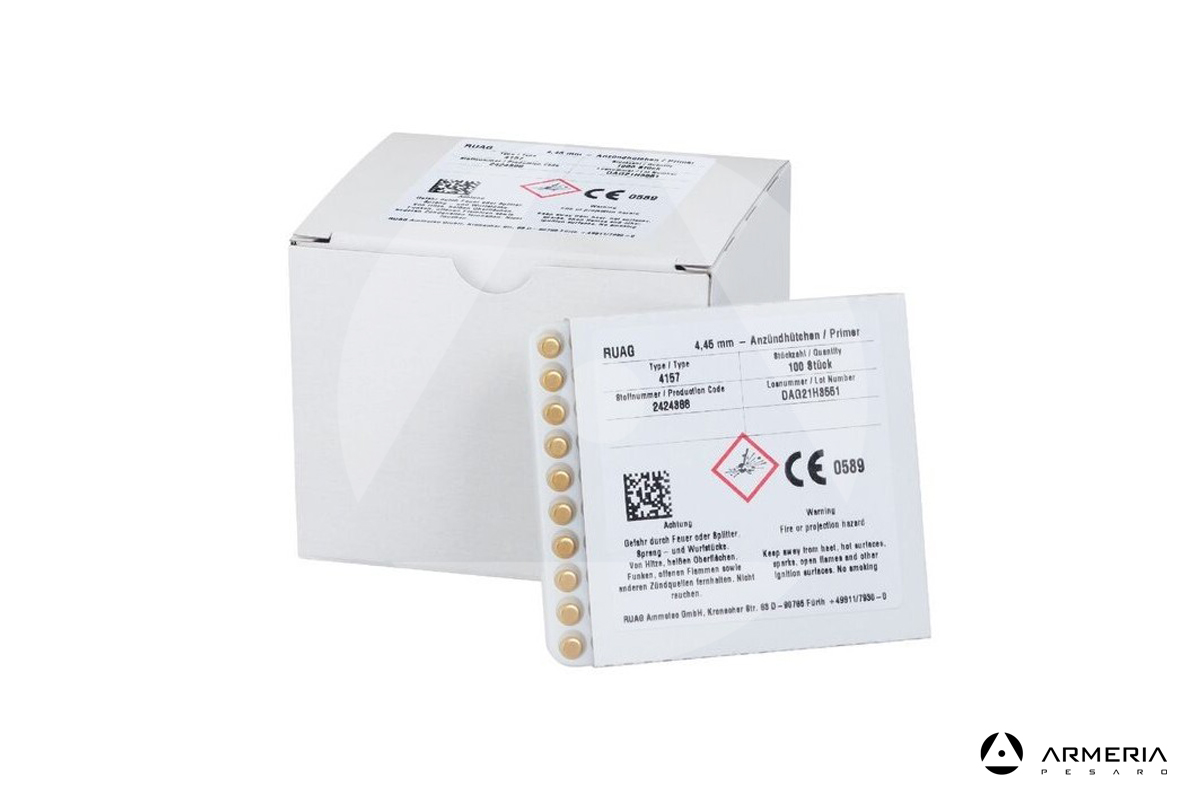 Inneschi Geco Small Rifle Primers n. 4157 - 100 pezzi