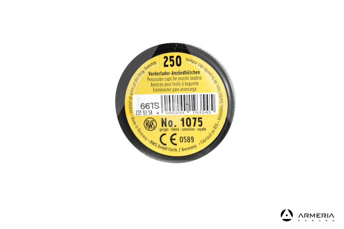 Inneschi avancarica RWS 1075 polvere nera - 250 pz