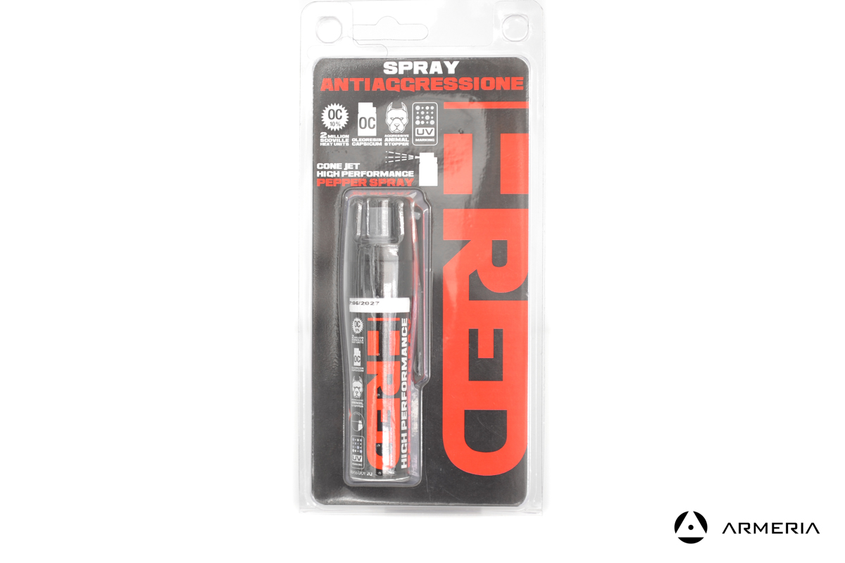 Spray irritante al peperoncino tascabile RED per autodifesa personale