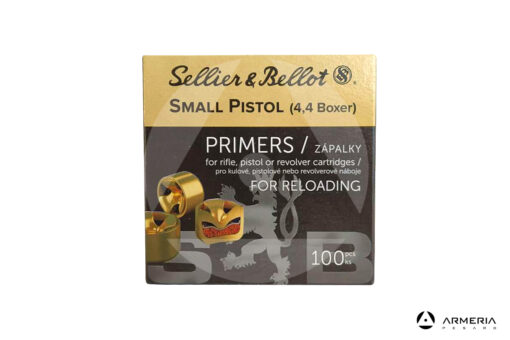 Inneschi S&B Sellier & Bellot Small Pistol 4.4 Boxer - 100 pezzi