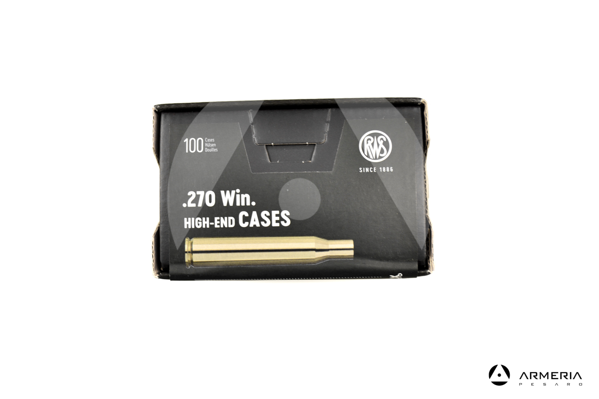Bossoli High-end RWS calibro 270 Win - 100 pezzi