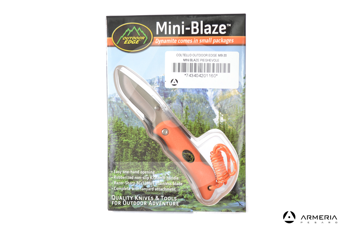 Coltello Outdoor Edge Mini-blaze a lama pieghevole 5.6 cm pack