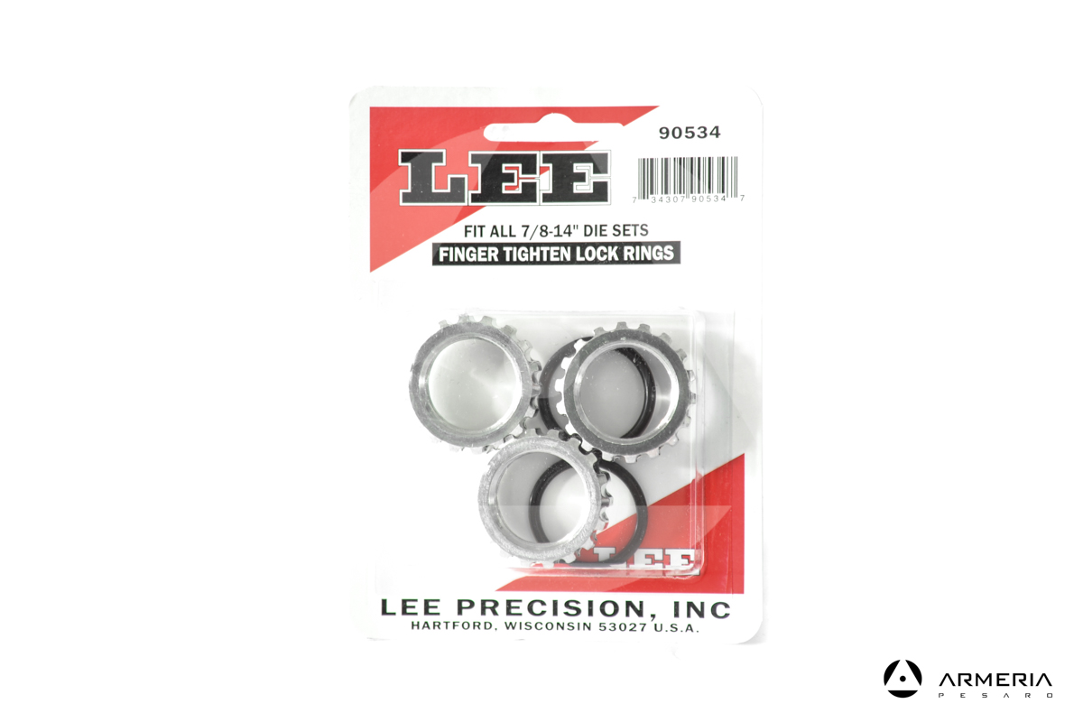Lee Precision Finger Tighten Lock rings 7/8-14 #90534 - Armeria Pesaro
