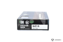 RWS Evolution Green calibro 8x57 JS 139 grani - 20 cartucce macro