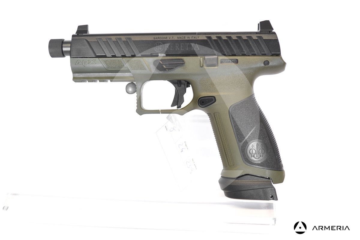 Pistola semiautomatica Beretta modello APX A1 Tactical calibro 9x19 Canna 5