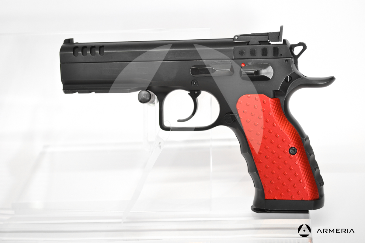 Pistola semiautomatica Tanfoglio modello Stock I calibro 9x21 Canna 5 Pistola semiautomatica Tanfoglio modello Stock I calibro 9x21 Canna 5"