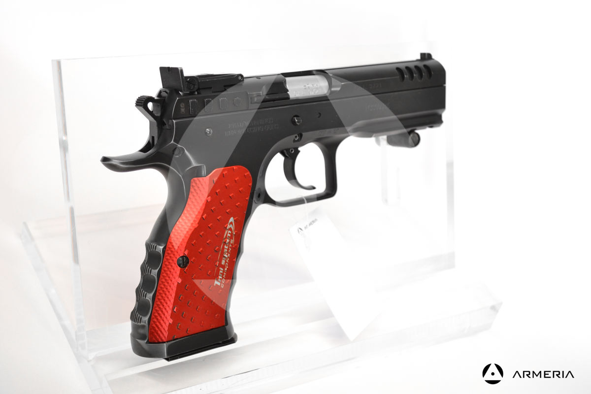 Pistola semiautomatica Tanfoglio modello Stock I calibro 9x21 Canna 5" calcio Pistola semiautomatica Tanfoglio modello Stock I calibro 9x21 Canna 5" calcio
