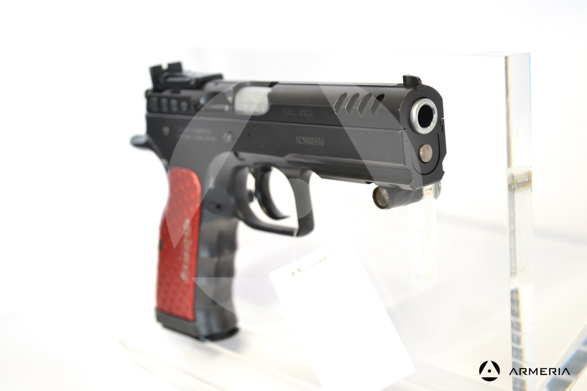 Pistola semiautomatica Tanfoglio modello Stock I calibro 9x21 Canna 5" mirino Pistola semiautomatica Tanfoglio modello Stock I calibro 9x21 Canna 5" mirino