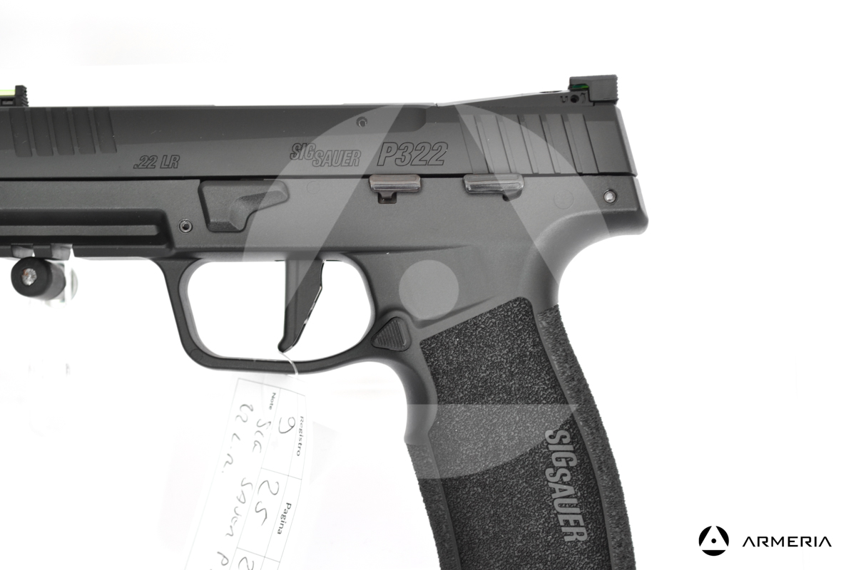 Pistola semiautomatica Sig Sauer modello P322 calibro 22LR Canna 4 macro Pistola semiautomatica Sig Sauer modello P322 calibro 22LR Canna 4 macro